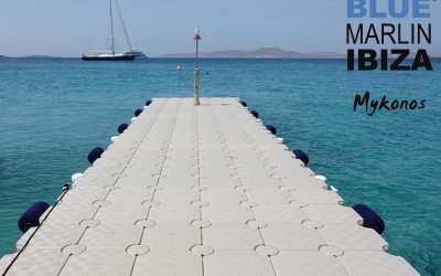 Πλωτή εξέδρα για Blue Marlin Ibiza Mykonos