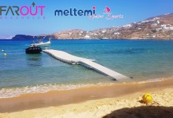 Πλωτή εξέδρα για Far Out Beach Club & Meltemi Watersports - 4