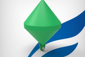 Δικωνική σημαδούρα παραλίας - 1