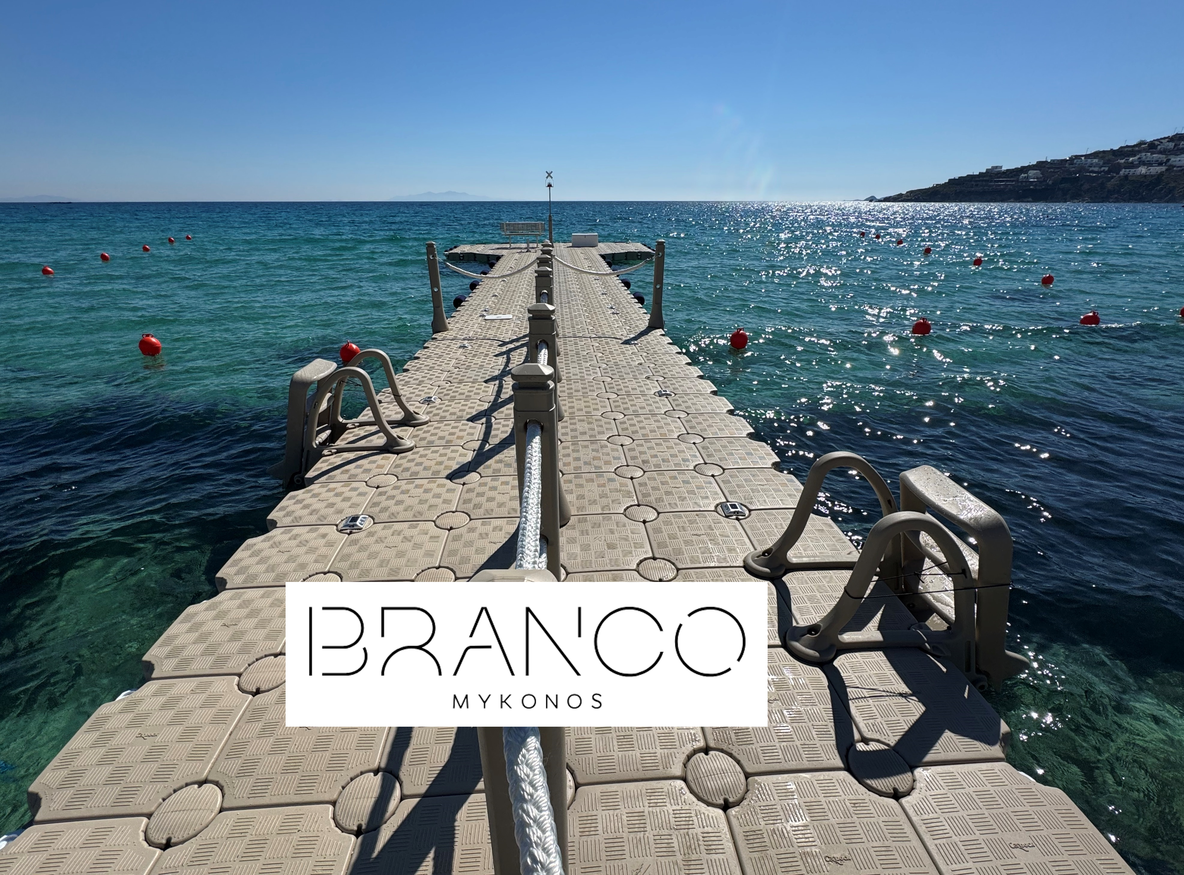 Floating dock for Branco Mykonos